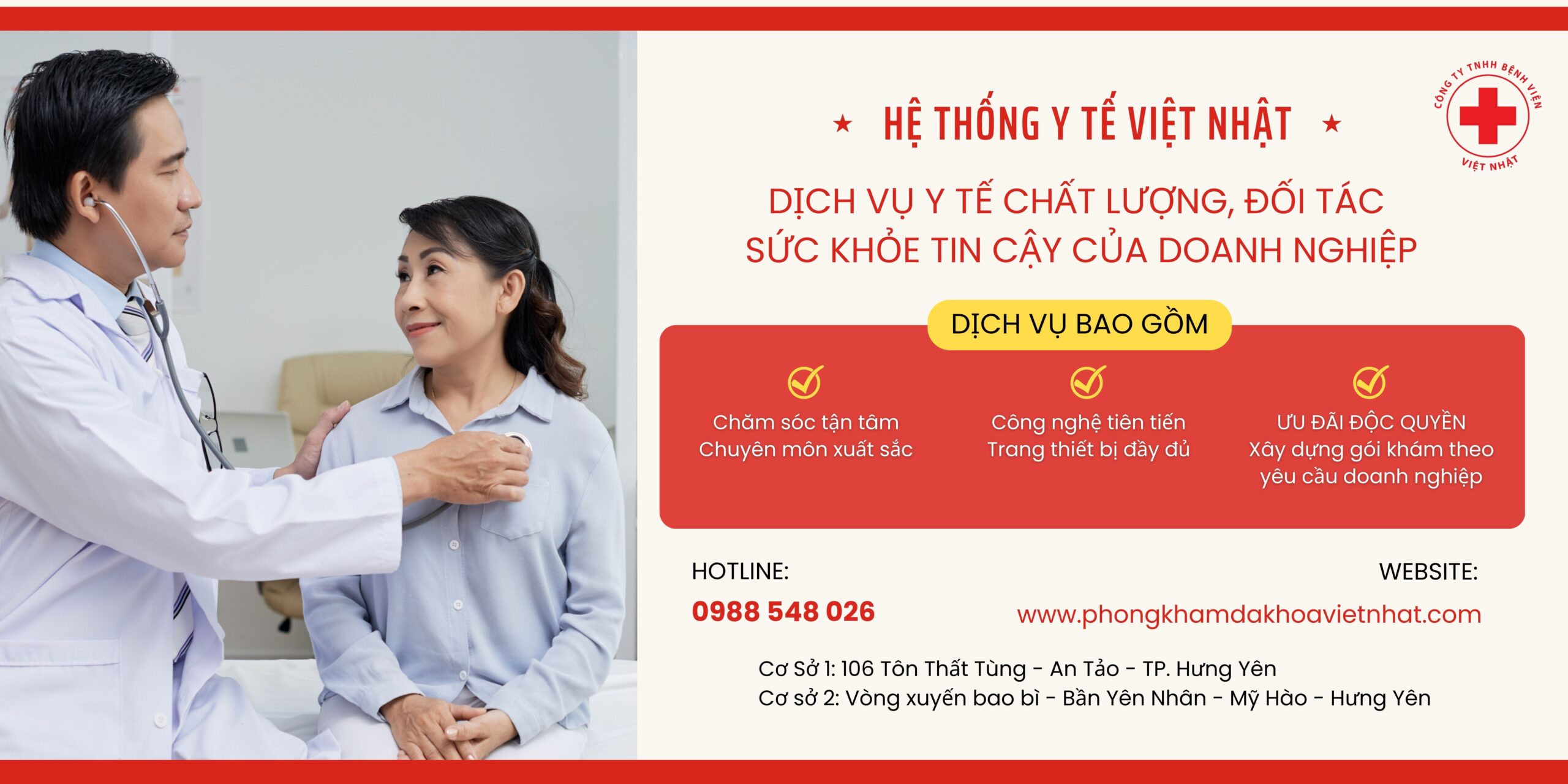 DỊCH VỤ Y TẾ CHẤT LƯỢNG, ĐỐI TÁC TIN CẬY CỦA DOANH NGHIỆP