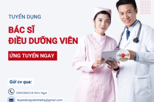 PHÒNG KHÁM VIỆT NHẬT THÔNG BÁO TUYỂN DỤNG QUÝ 1