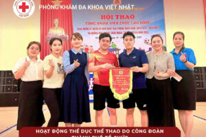 PHÒNG KHÁM ĐA KHOA VIỆT NHẬT VINH HẠNH ĐỒNG HÀNH TRONG DỰ HỘI THAO CÔNG NHÂN VIÊN CHỨC LAO ĐỘNG TP. HƯNG YÊN 2025