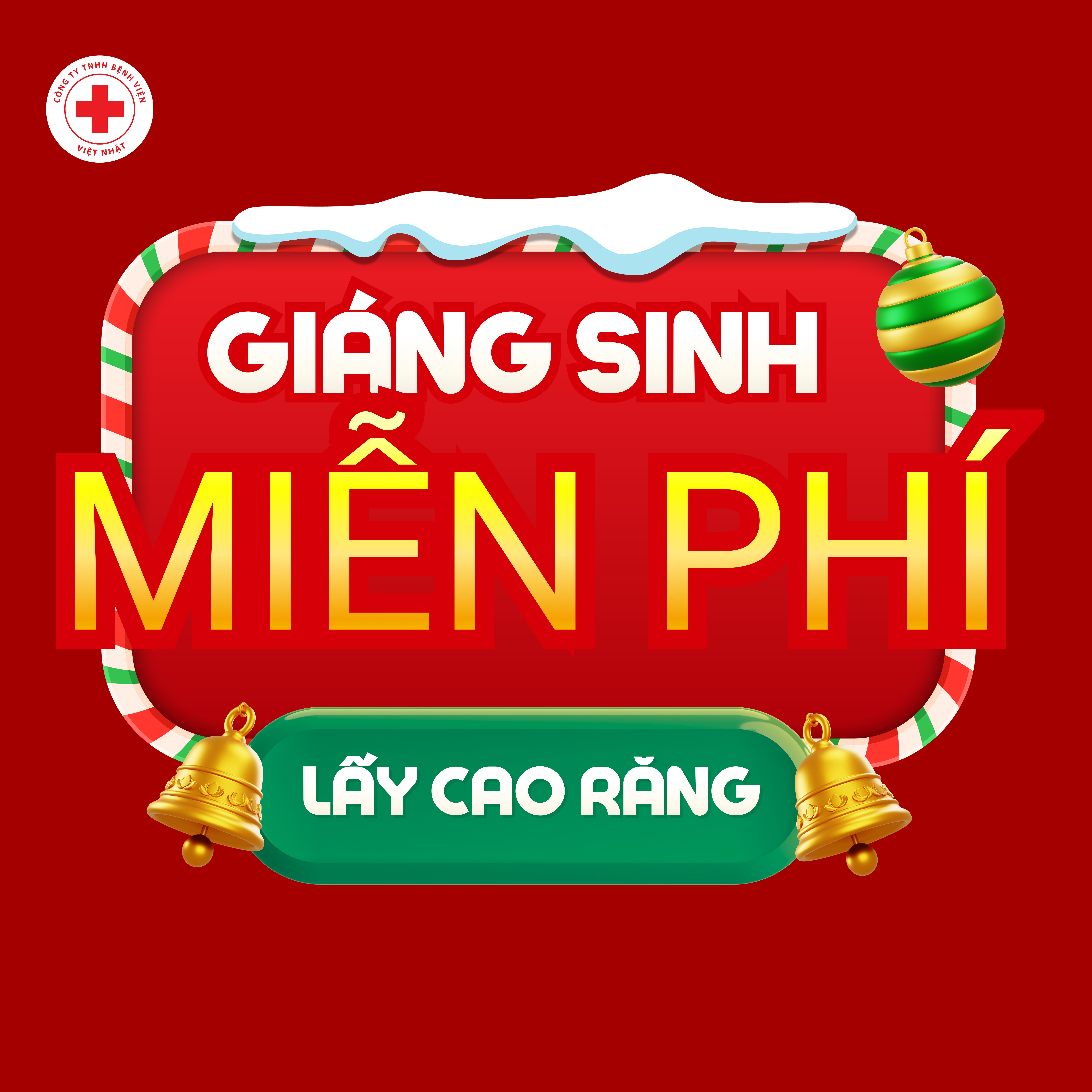GIÁNG SINH AN LÀNH – NỤ CƯỜI TƯƠI CÙNG PHÒNG KHÁM ĐA KHOA VIỆT NHẬT