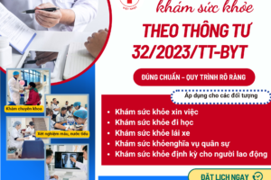 KHÁM SỨC KHỎE THEO THÔNG TƯ 32/2023/TT-BYT