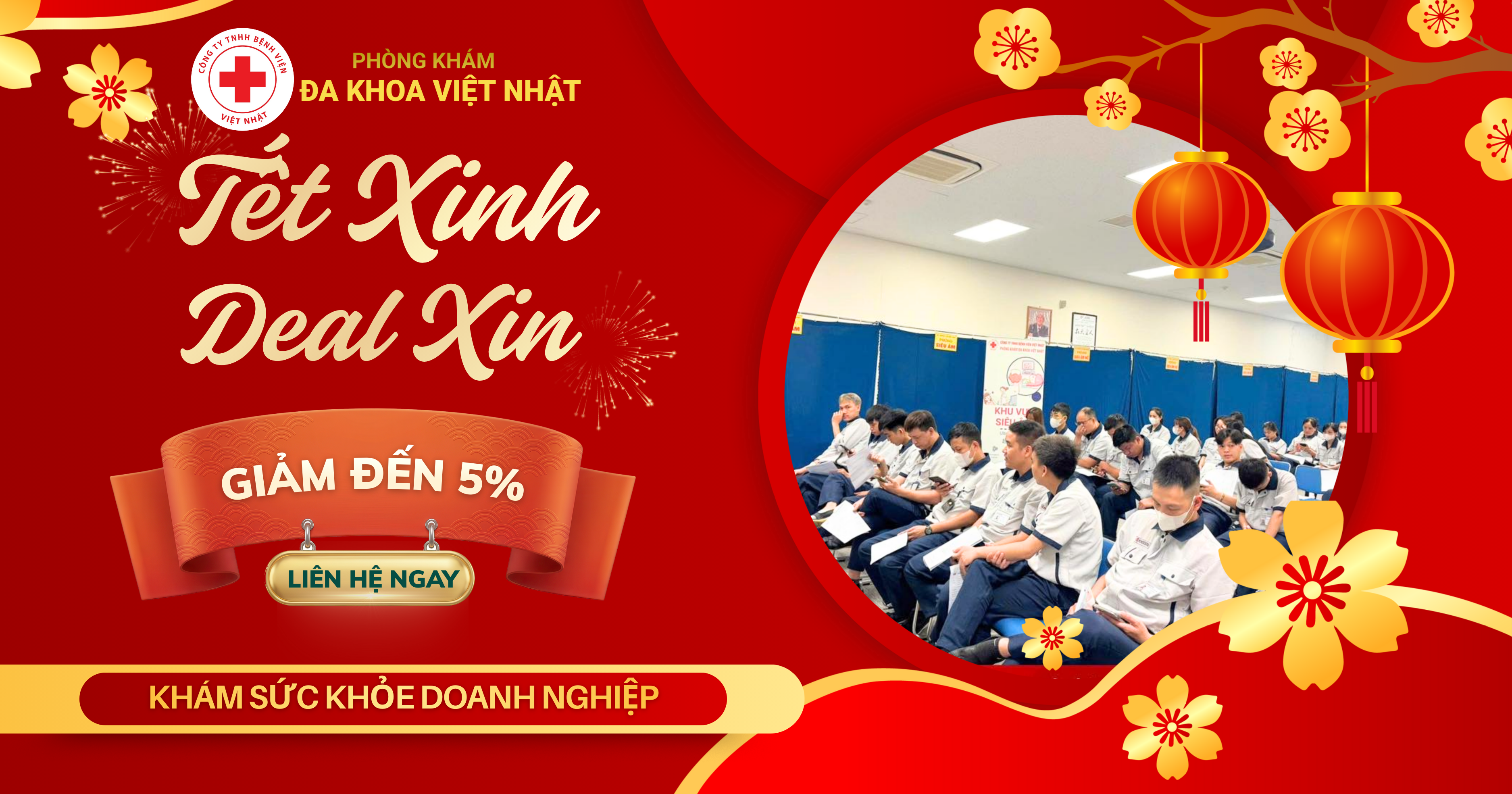LỢI ÍCH NHÂN ĐÔI KHI KHÁM SỨC KHỎE DOANH NGHIỆP DỊP TẾT TẠI PHÒNG KHÁM ĐA KHOA VIỆT NHẬT