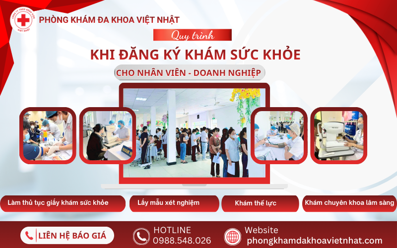 QUY TRÌNH KHÁM SỨC KHỎE DOANH NGHIỆP CHI TIẾT BẠN CẦN BIẾT