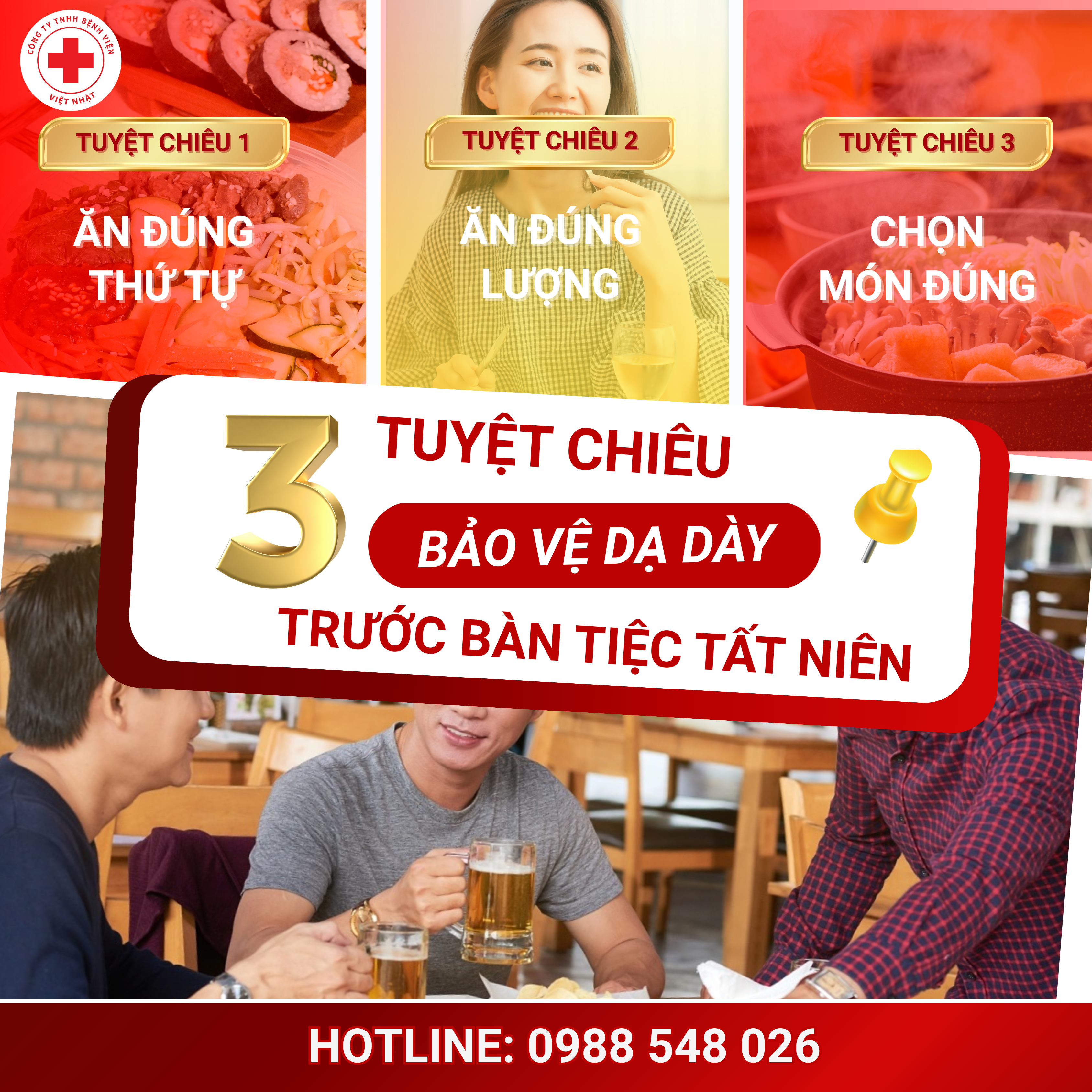 TẤT NIÊN RỘN RÀNG – ĐỪNG ĐỂ DẠ DÀY “KÊU CỨU” SAU TIỆC