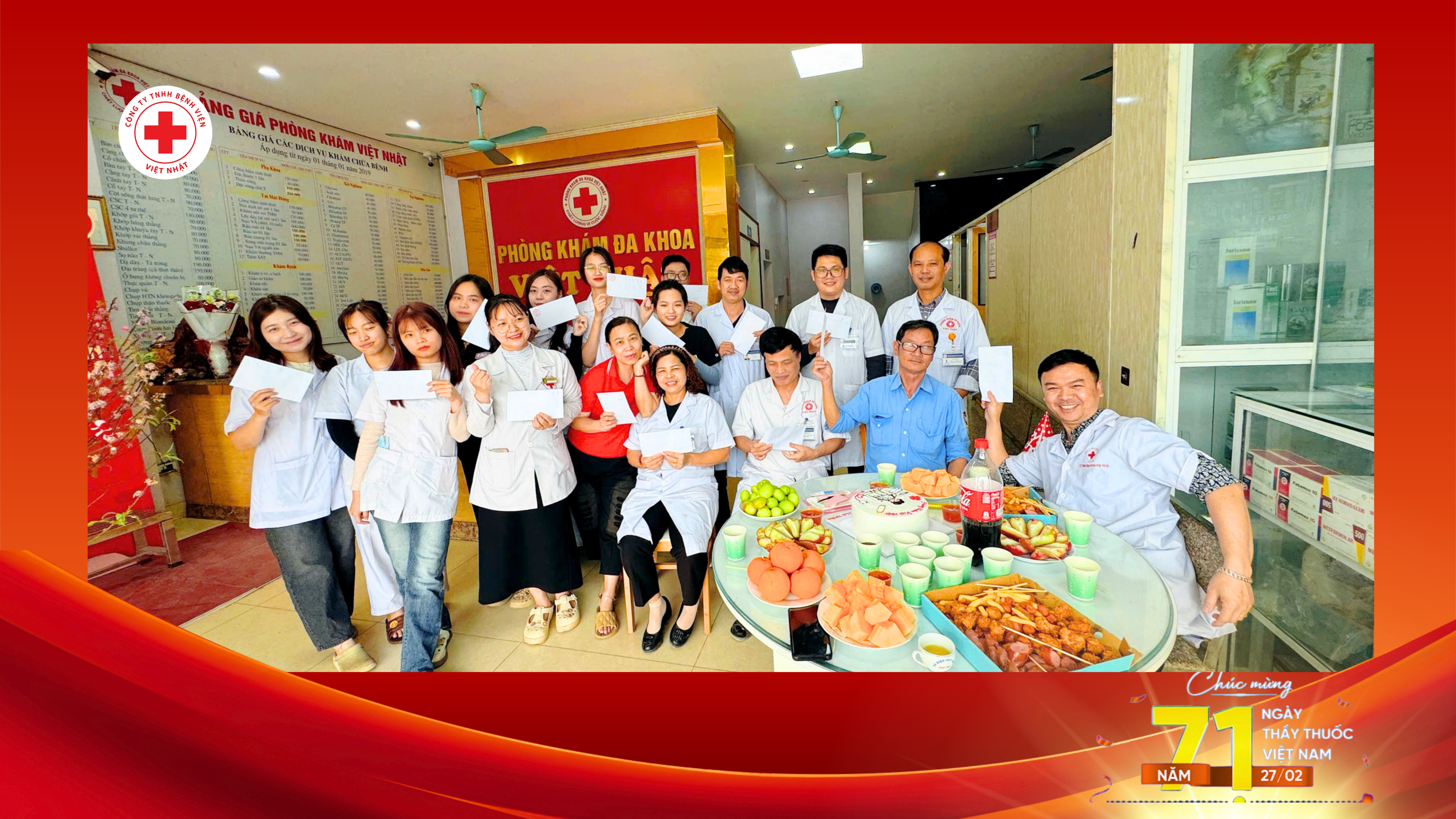 CHÚC MỪNG NGÀY THẦY THUỐC VIỆT NAM 27/02