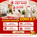 NHIỀU LỢI ÍCH CHO DOANH NGHIỆP KHI LỰA CHỌN PK VIỆT NHẬT KIỂM TRA, QUẢN LÝ SỨC KHỎE NGƯỜI LAO ĐỘNG