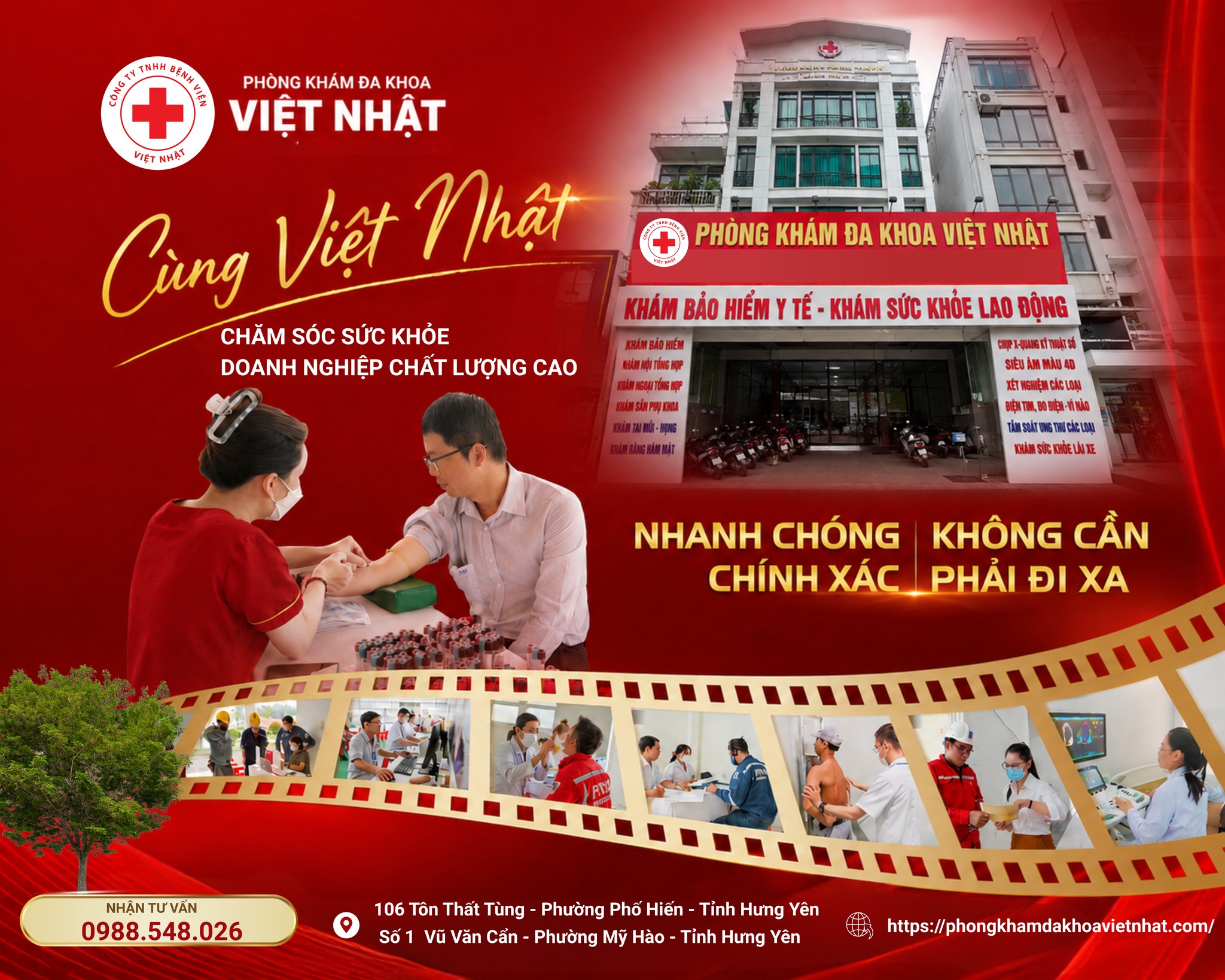 KHÁM SỨC KHỎE DOANH NGHIỆP TẠI HƯNG YÊN | PHÒNG KHÁM ĐA KHOA VIỆT NHẬT