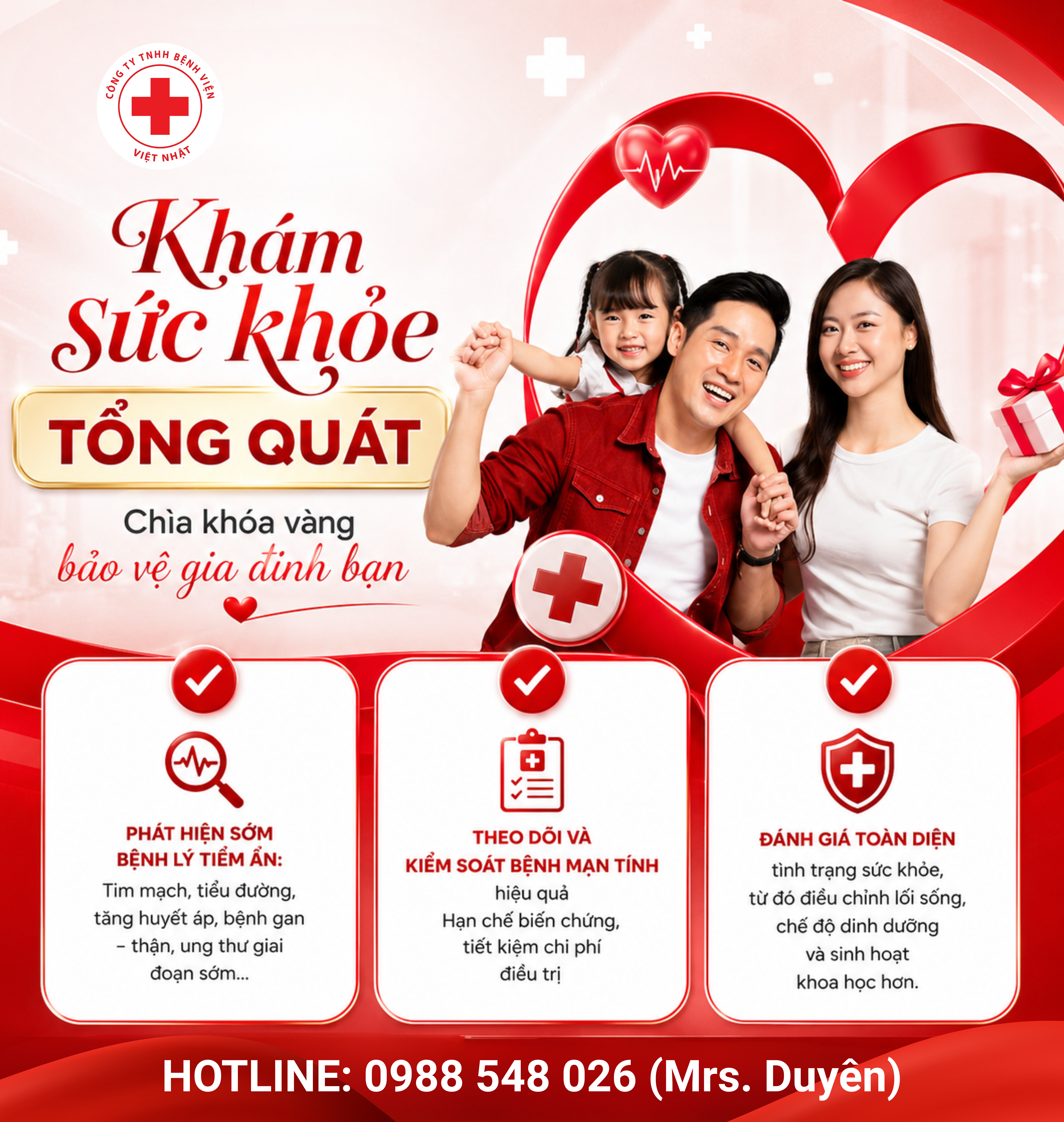 KHÁM SỨC KHỎE TỔNG QUÁT ĐỊNH KỲ – “CHÌA KHÓA VÀNG” BẢO VỆ GIA ĐÌNH BẠN