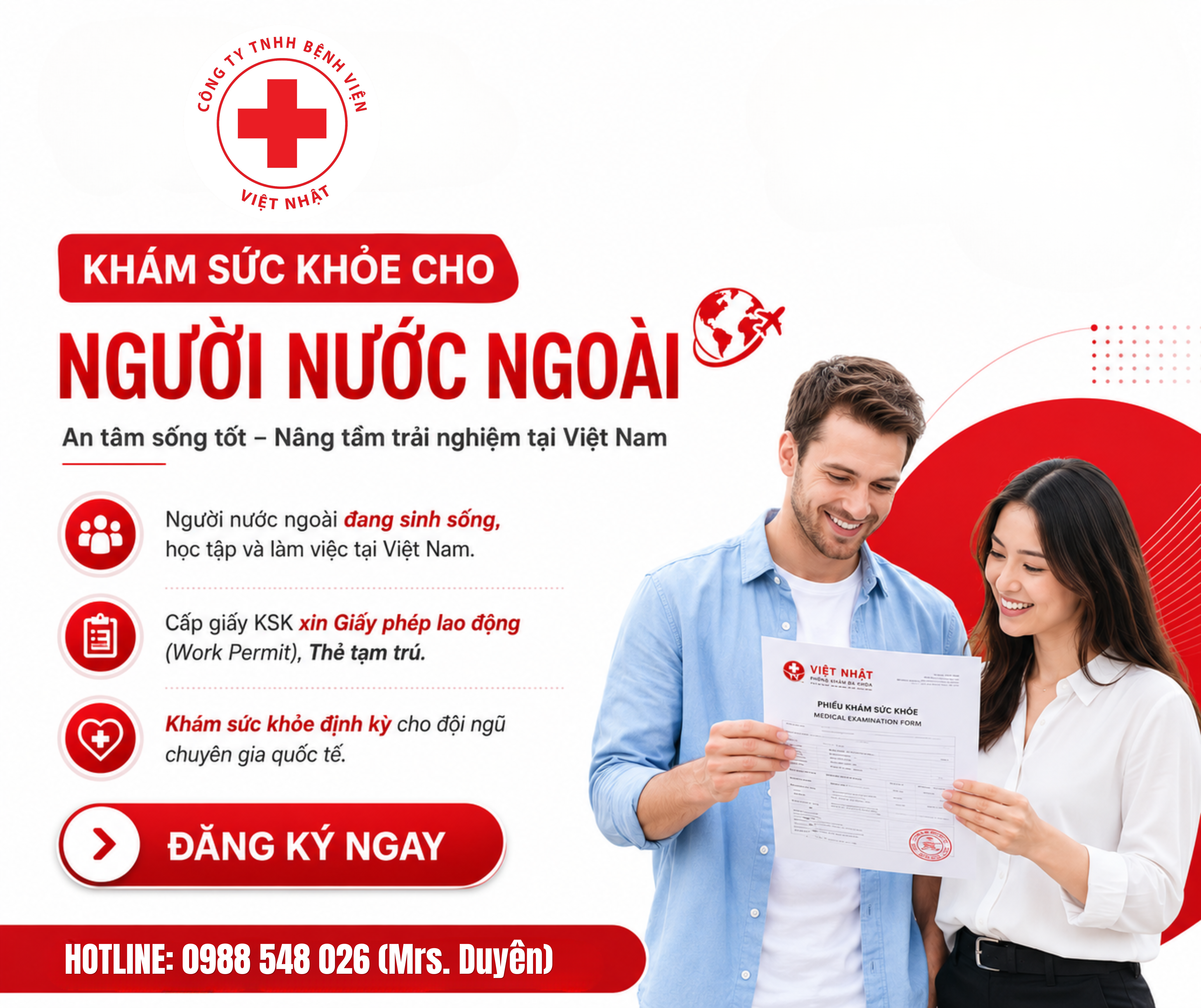 KHÁM SỨC KHỎE WORK PERMIT CHO NGƯỜI NƯỚC NGOÀI TẠI HƯNG YÊN LÀ GÌ VÀ GỒM NHỮNG NỘI DUNG NÀO?