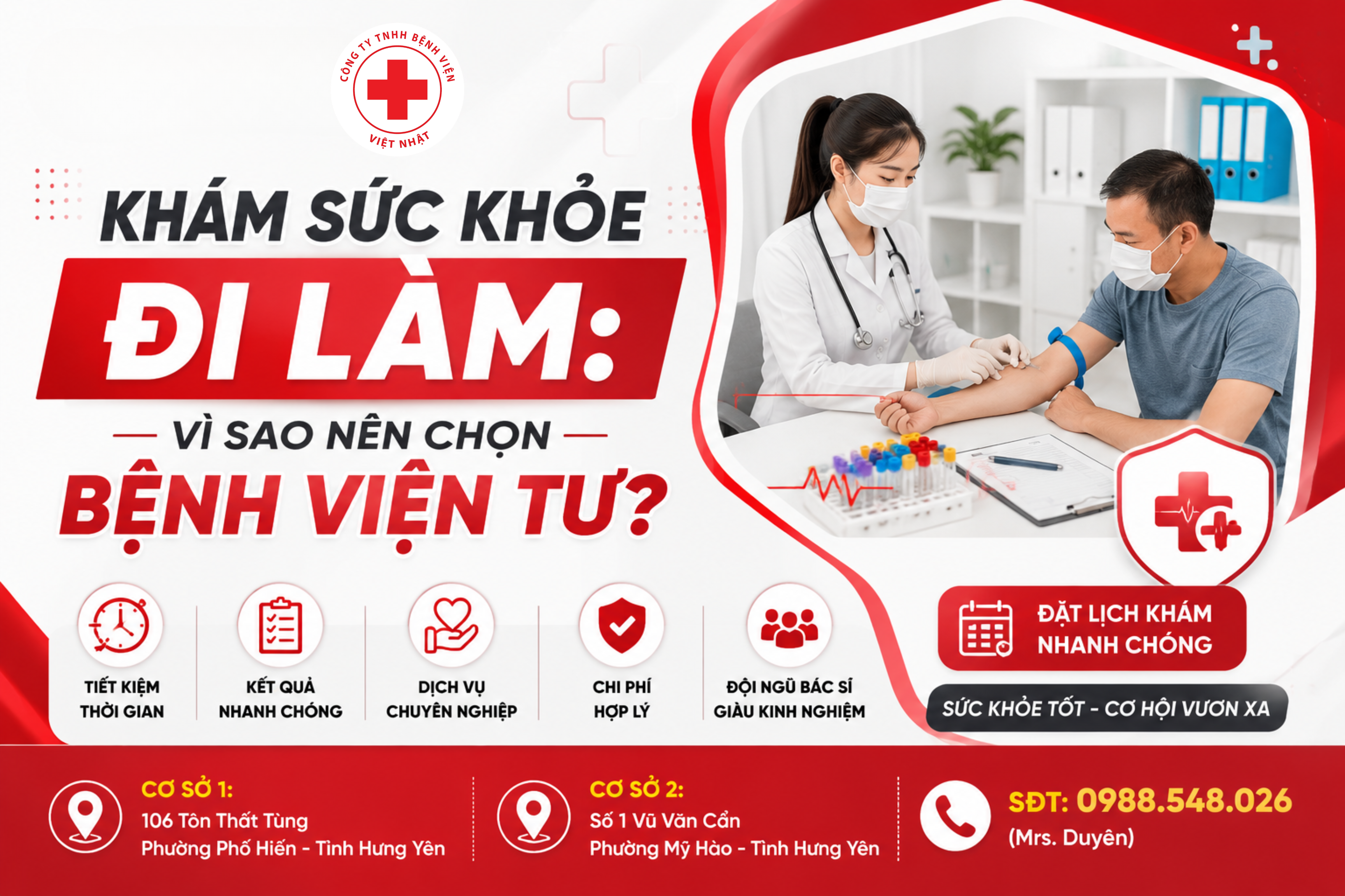 Khám Sức Khỏe Đi Làm: Vì Sao Nên Chọn Bệnh Viện Tư?