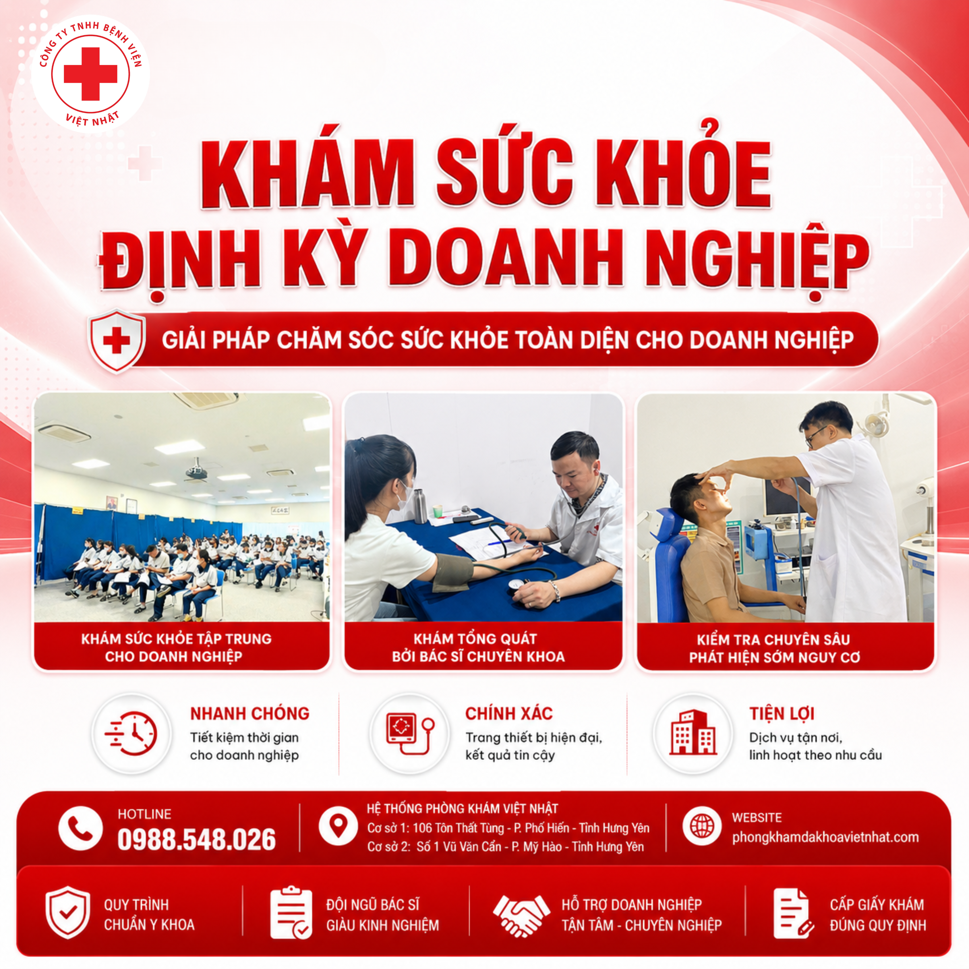 Khám sức khỏe định kỳ doanh nghiệp tại Hưng Yên – Giải pháp chăm sóc sức khỏe toàn diện cho người lao động